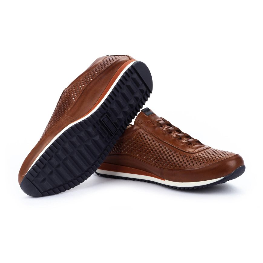 Men's Pikolinos LIVERPOOL Sneakers Brown | NZ M2Q7590